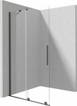 Ścianka prysznicowa walk-in 100 cm - przesuwna Prizma, titanium